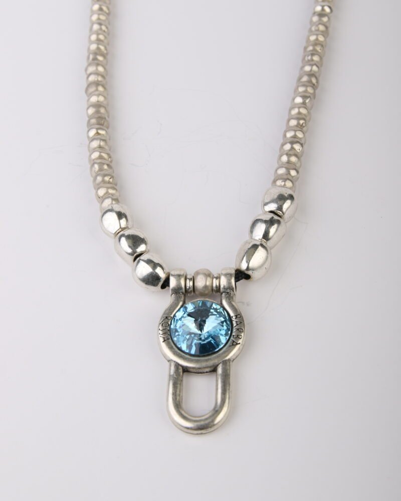 Collar Locked in Blue