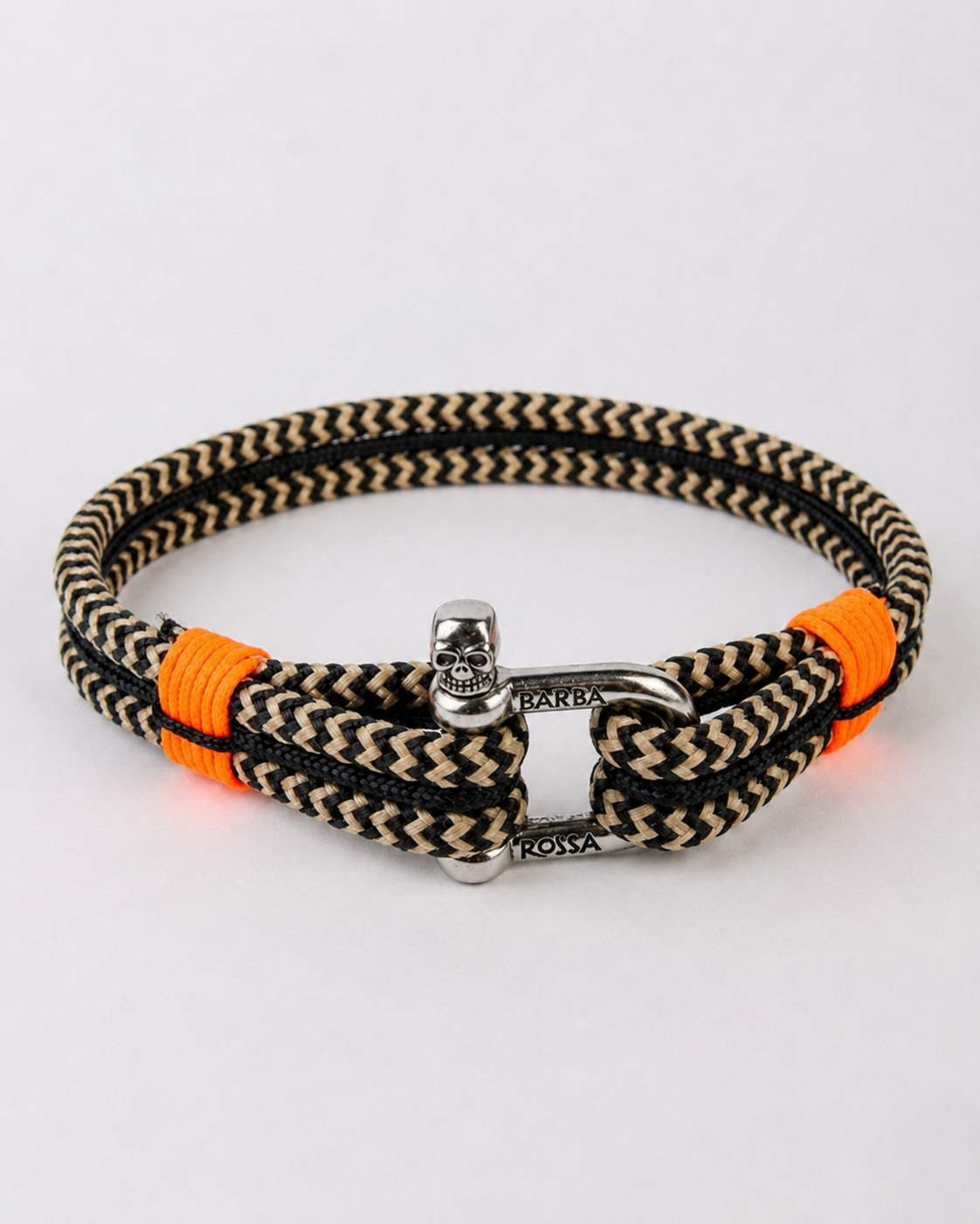 Pulsera triple Navy Beige Naranja