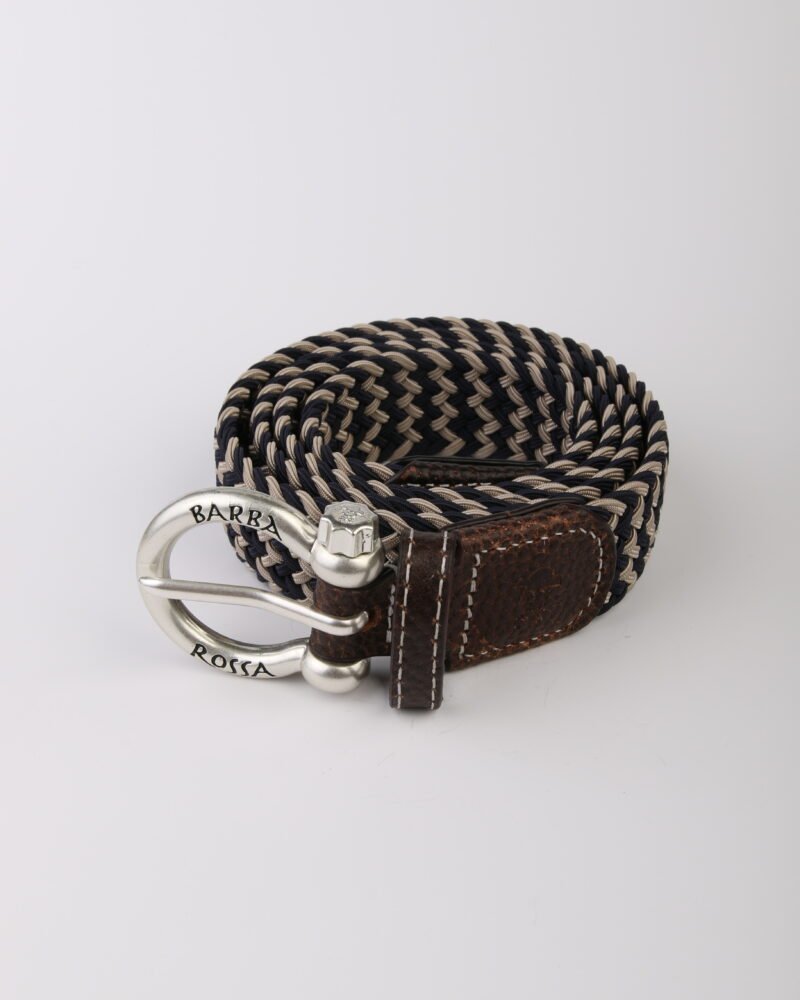 Shackle Belt Beige Navy
