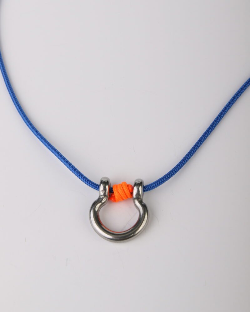 Collar Shackle & Rope Blue Royal Naranja