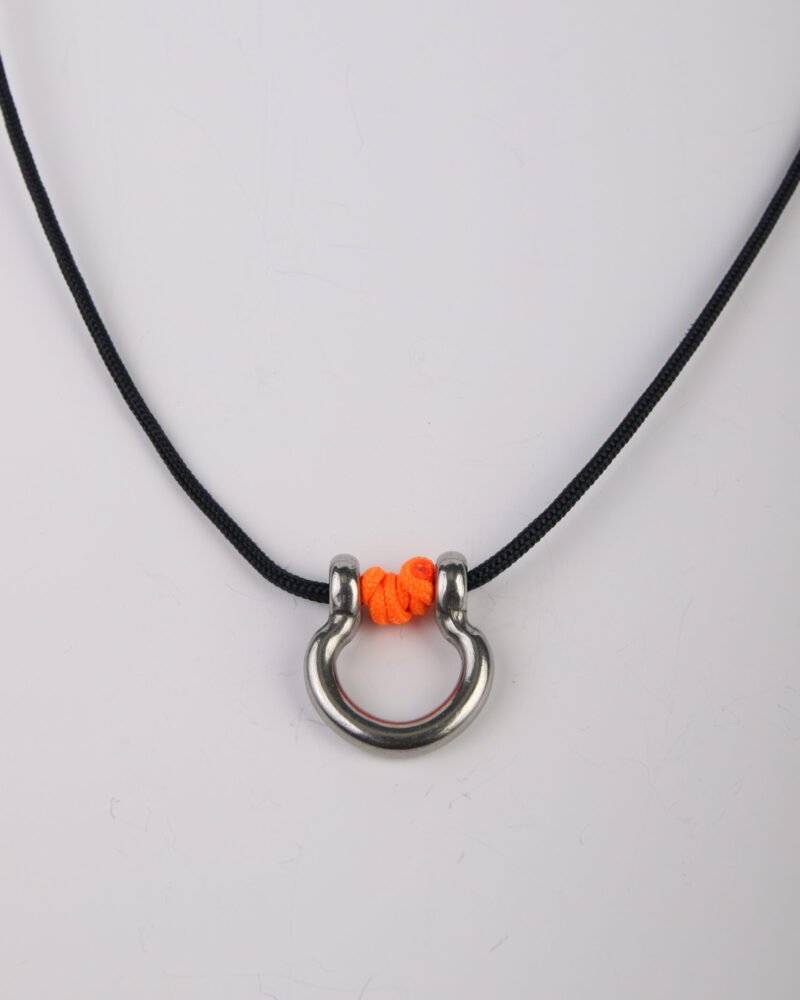 Collar Shackle & Rope Navy Orange