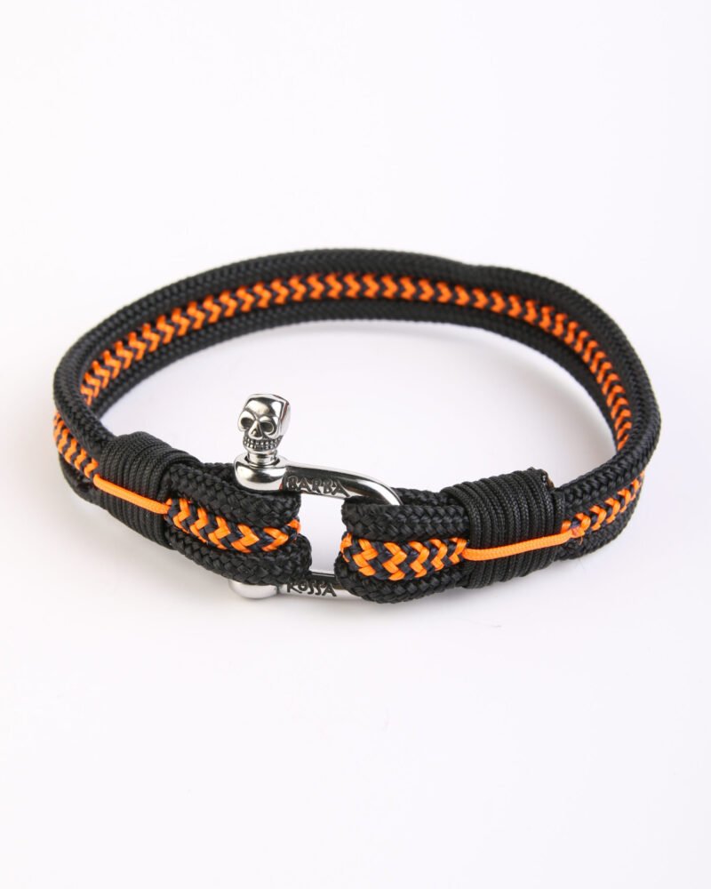 Pulsera triple Black Naranja Black