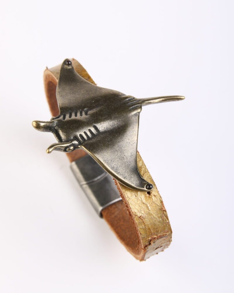 Pulsera  Manta Ray (Oro Viejo)