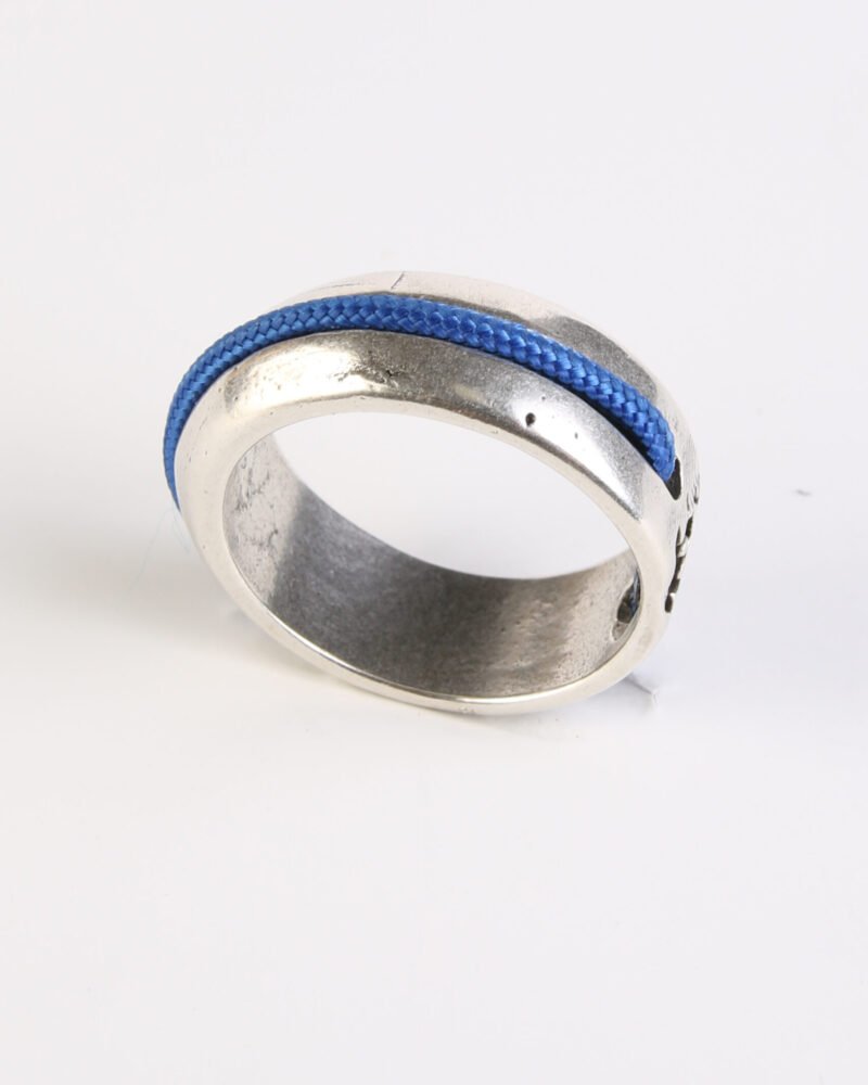 Anillo  "The Line" Blue Royale