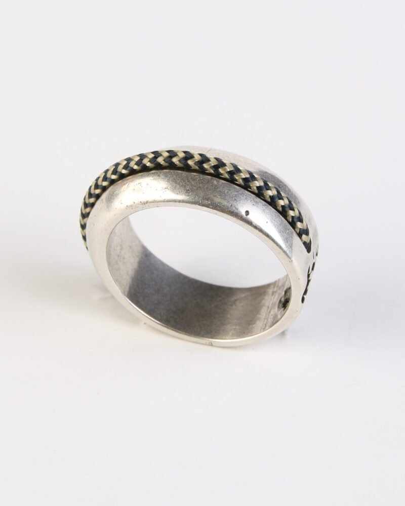 Anillo  "The Line" Beige & Navy