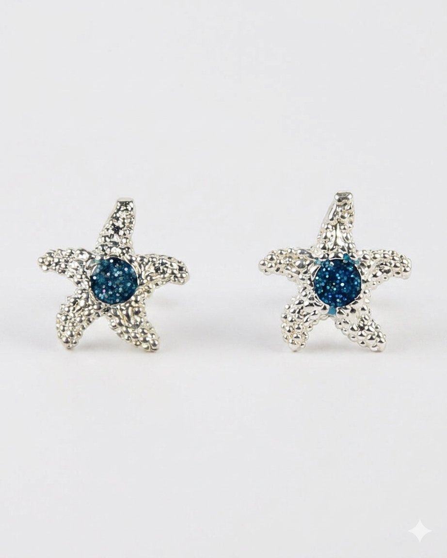 Pendientes Blue Starfish