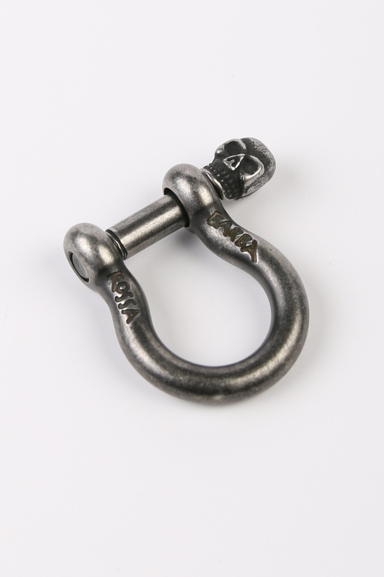 Grillete Calavera Barba-Rossa  Acero Inoxidable Medium  (Mate)