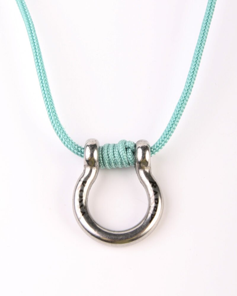 Collar Shackle & Rope Verde Agua.