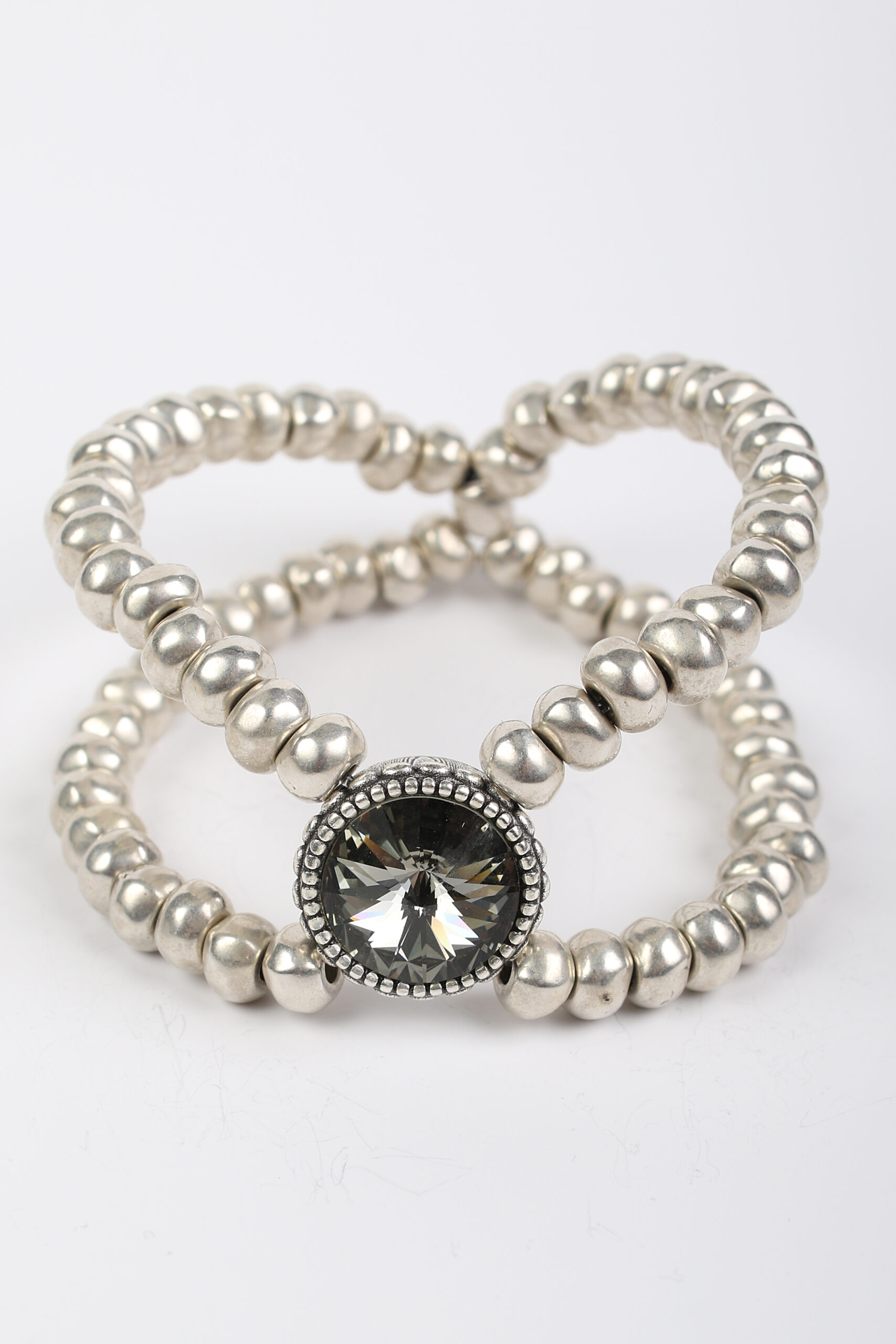 Pulsera Doble"Rock around the Clock" (Black Diamond)