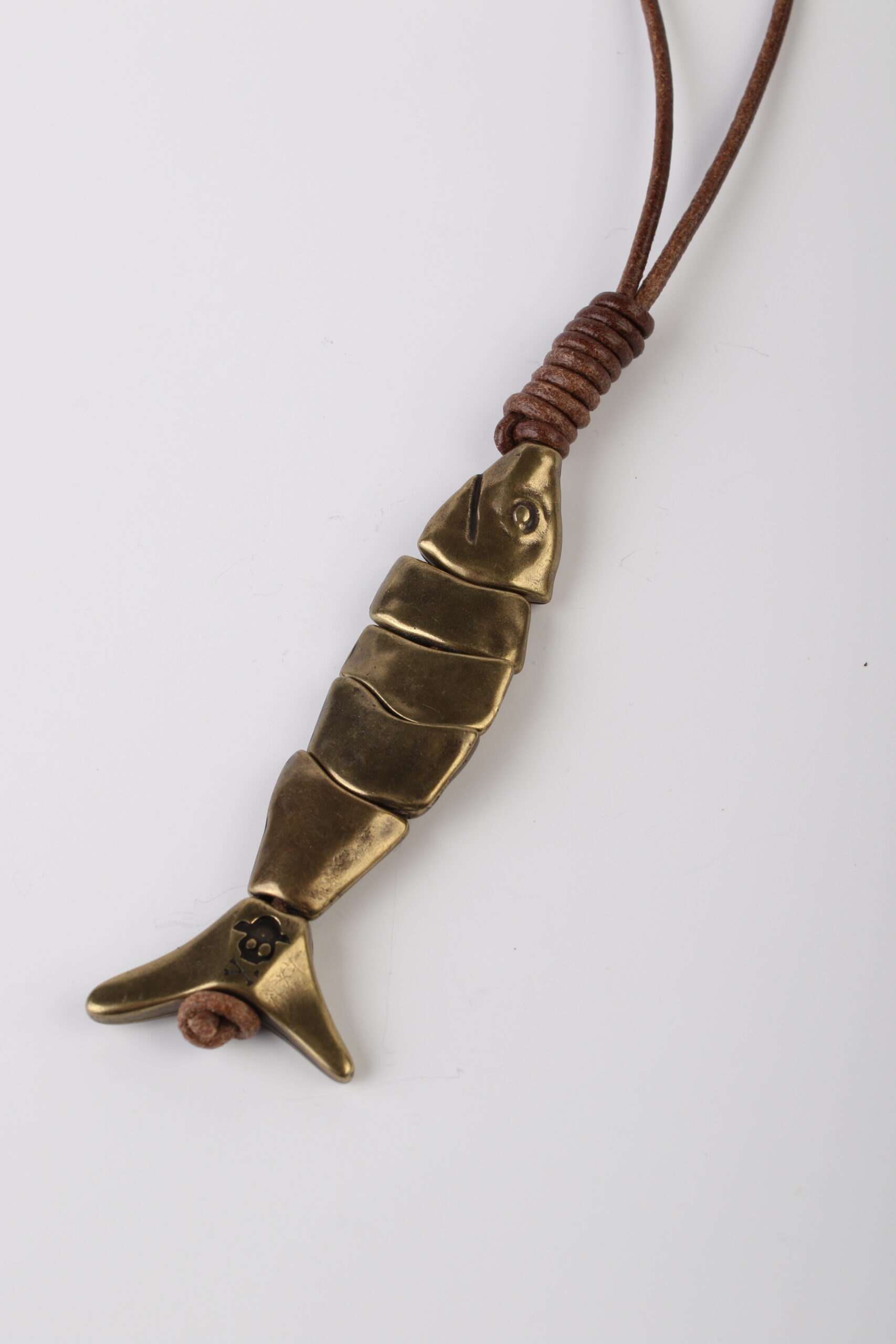 Collar "Big Fish" Oro Viejo