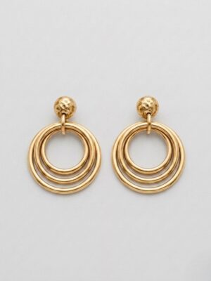 Pendientes Twisting by The Pool (Gold)
