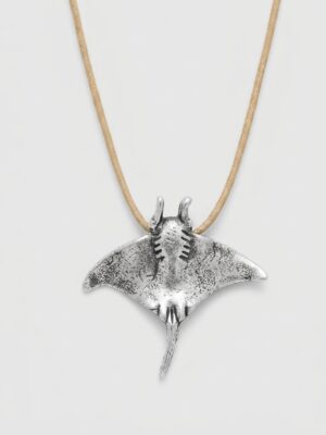 Necklace "Manta Ray" (Small Silver)