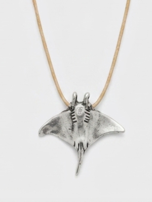 Collar "Manta Ray" (small silver)